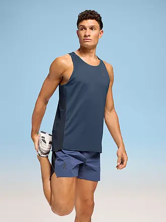 ON | Canotta da running performance da uomo | blau